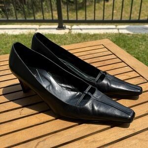 Vintage Kate Spade Leather Kitten Heels